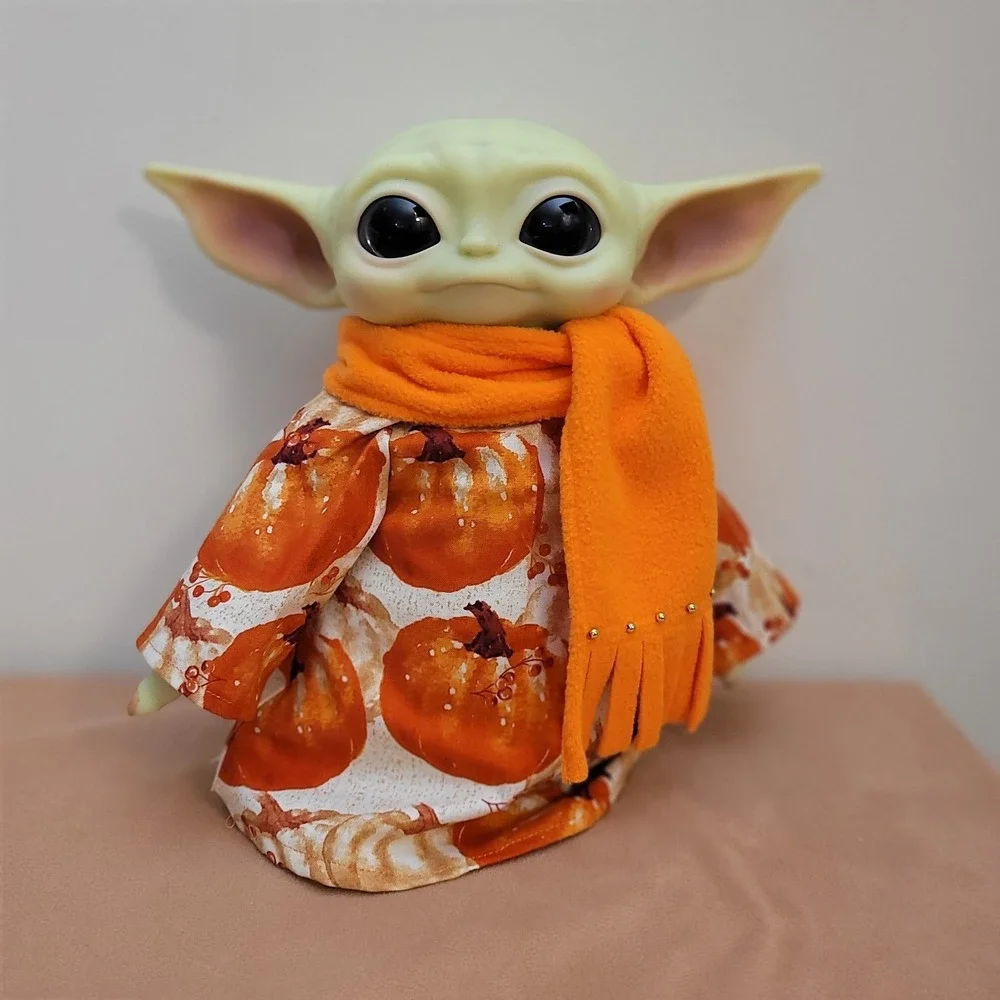 2pc. Fall Pumpkin Outfit & Scarf set for 11
